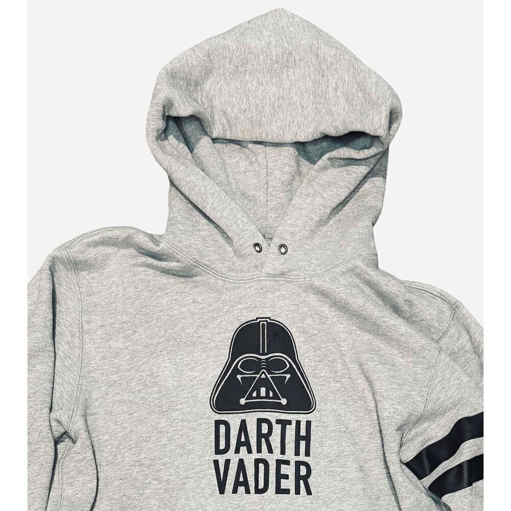 Uniqlo Star Wars Darth Vader Grey Pullover Hoodie Mens Small - Picture 2 of 7